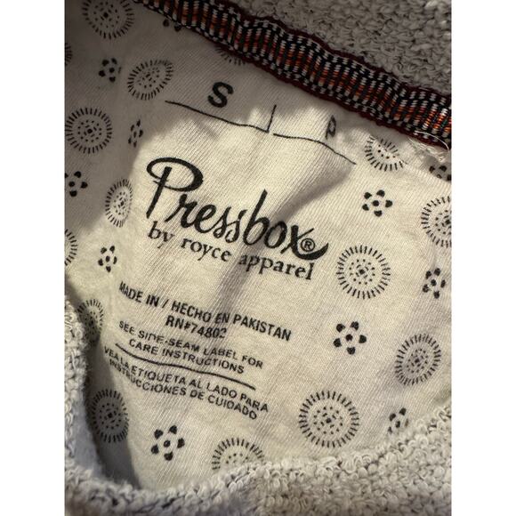 Women's Size S Pressbox Gray Penn State Nittany Lions Helena Comfy Sweatshirt - Picture 2 of 8